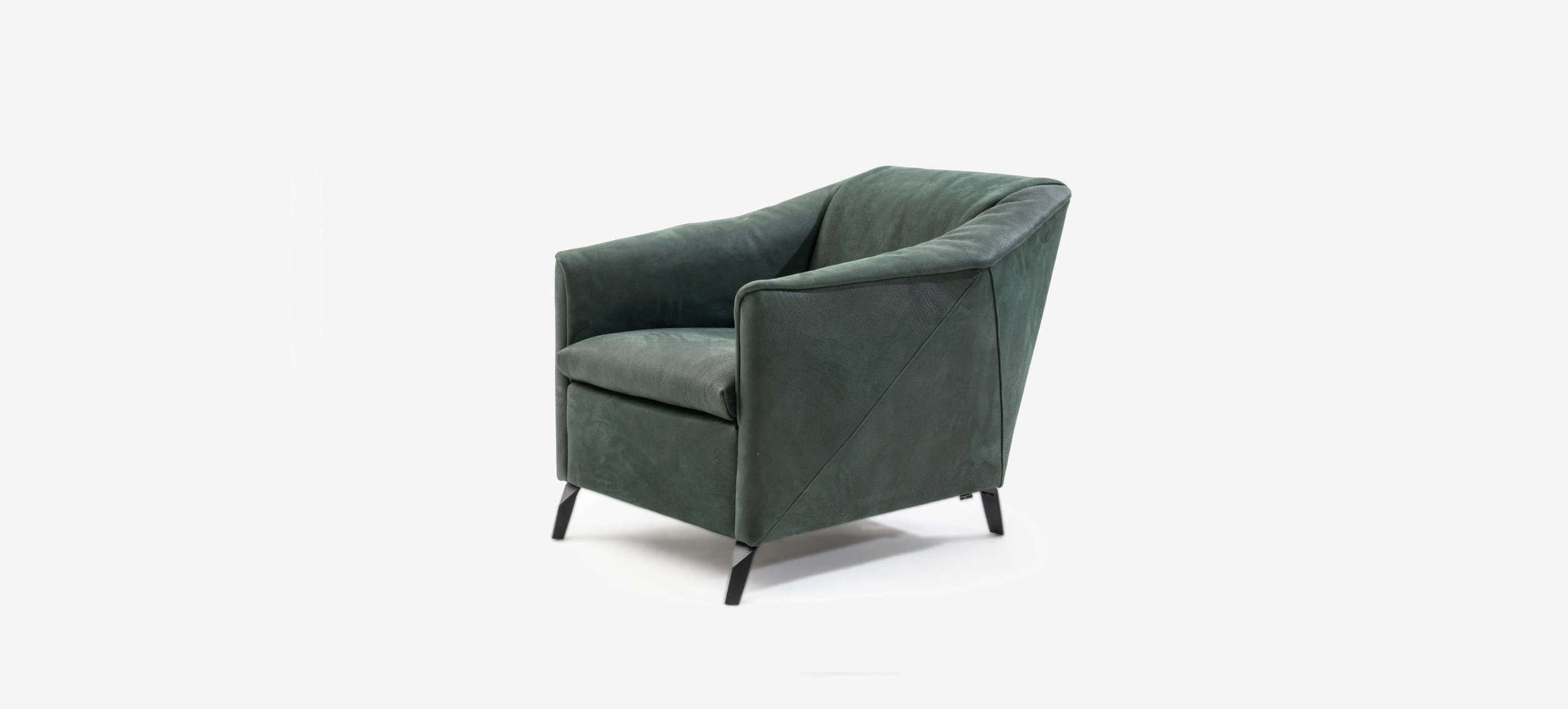 Sessel Damian Nubuk Leder