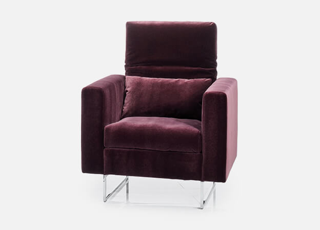 Funktionssessel Embrace, mit Metallfüßen, von Brühl. Sessel Funktion Embrace Brühl