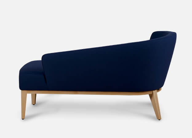 Liege Chaiselongue Sue Signet steelcut kavdrat