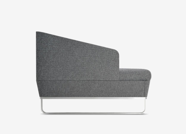 Seitenansicht des Schlafsofas Duetto Deluxe von Swiss Plus. Schlafsofa Bettsofa Duetto Deluxe Swiss Plus